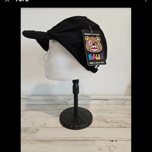 Baws  Distressed Hat Black and Adjustable